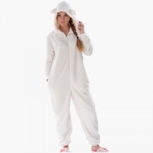 Nők Felnőttek Onsie pizsama, állati fülekkel kapuk